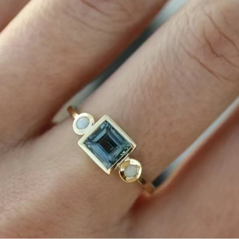 Anthropologie blue topaz